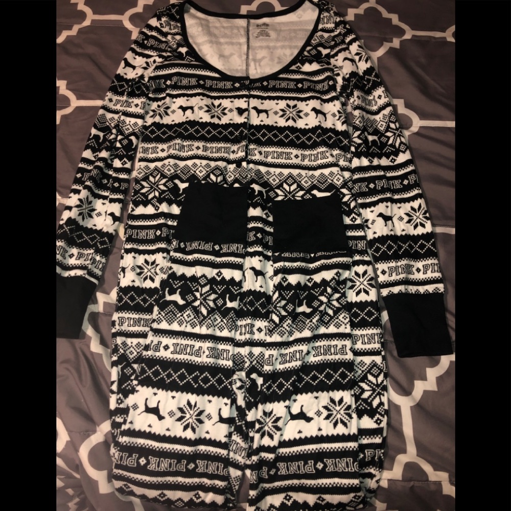 Victoria secret onesie pajamas small